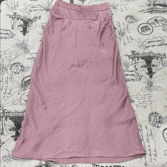 Free People Normani Bias Satin Midi Skirt - Picture 16 of 16